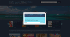 Desktop Screenshot of luxurytravelbible.com